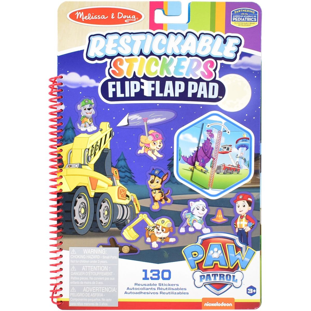 Melissa & Doug - TLAPKOVÁ PATROLA - Kniha so samolepkami - Misia ultimátnej záchrany