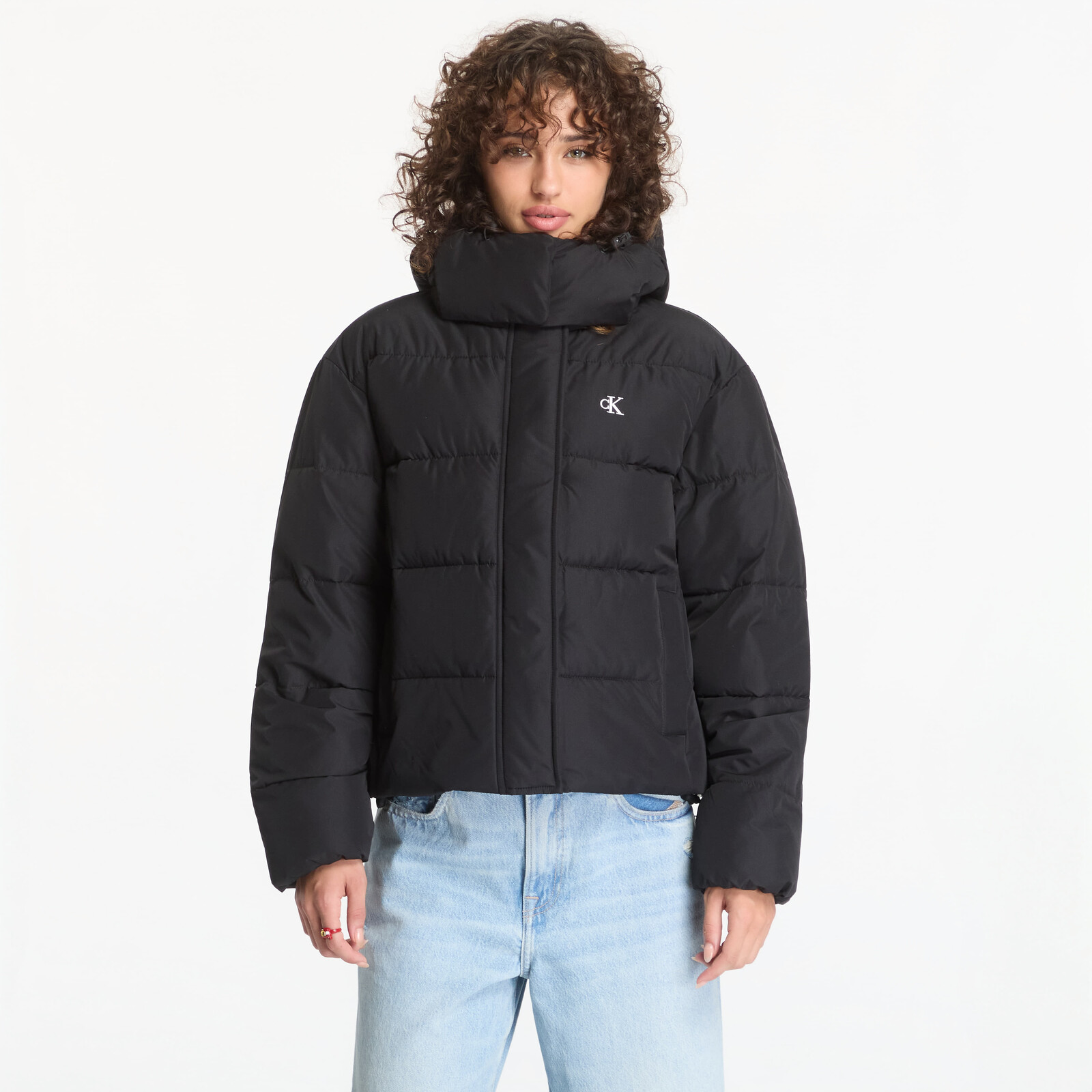Bunda Calvin Klein Jeans Matte Mw Short Puffe Black XXS