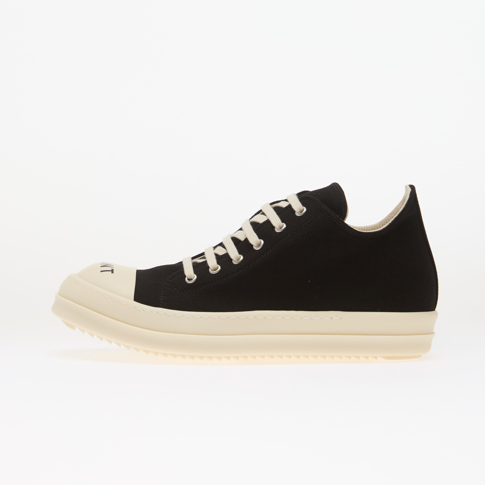 Tenisky Rick Owens DRKSHDW Denim Shoes - Low Sneaks Black/ Milk/ Milk EUR 45