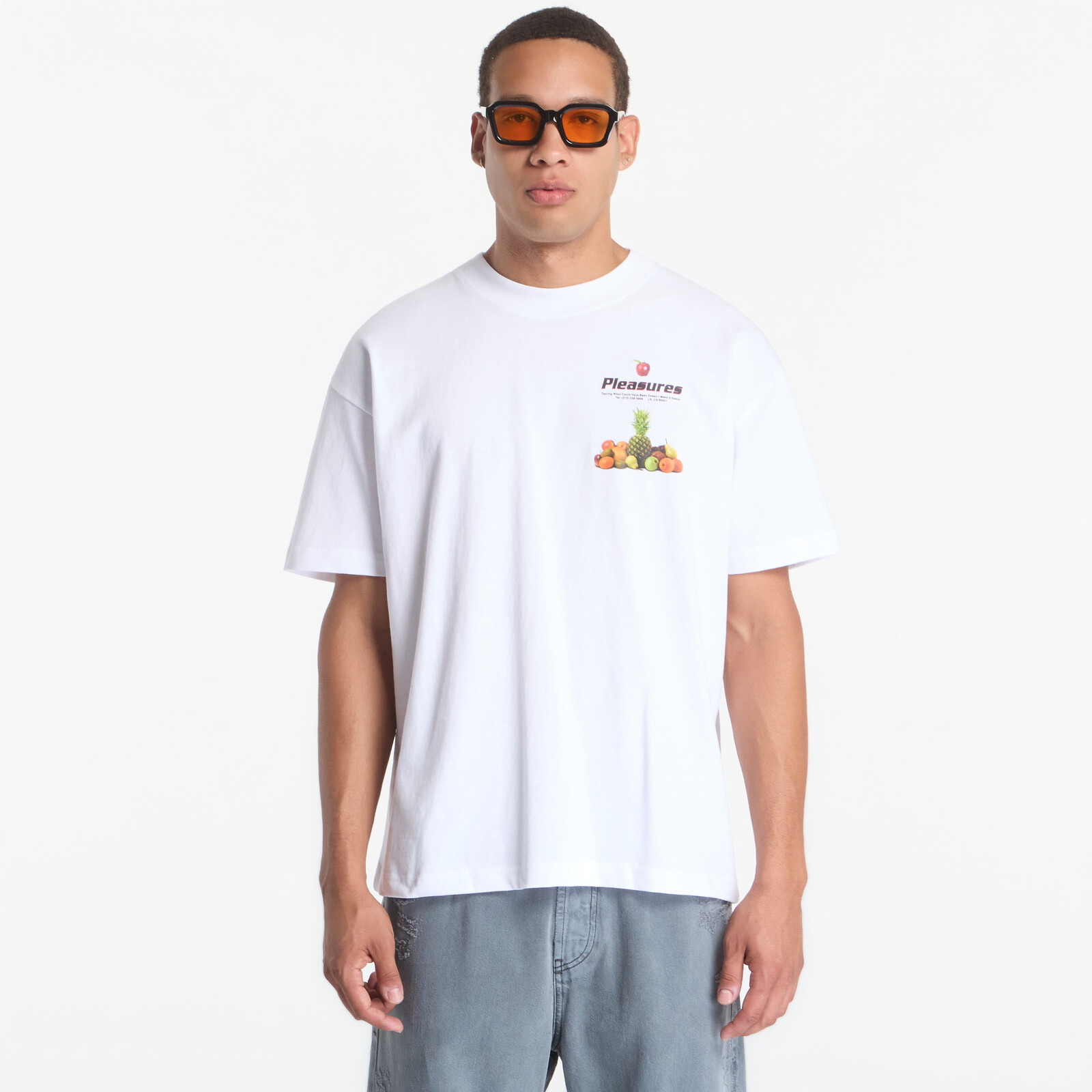 Tričko PLEASURES Delivery T-Shirt White XL