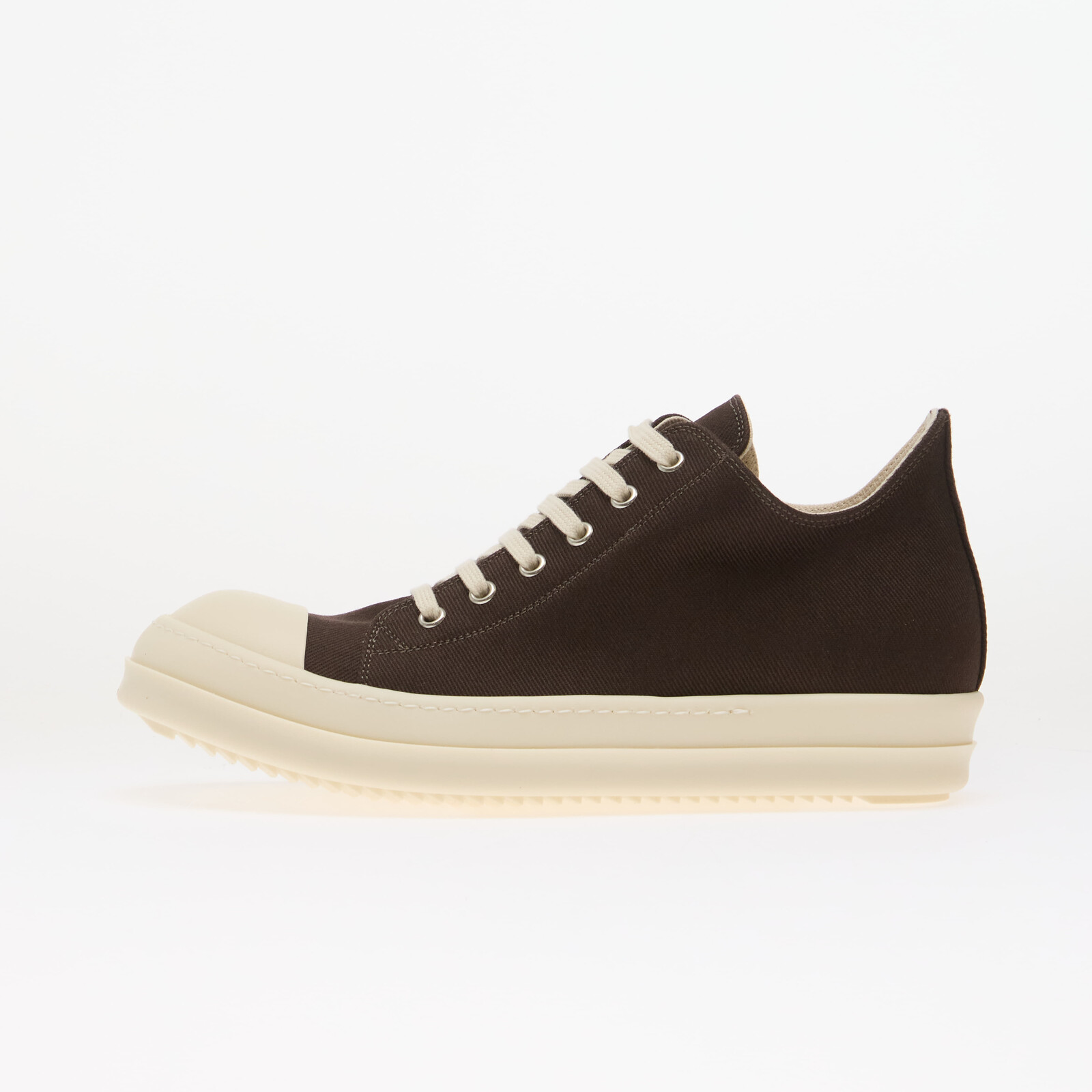 Tenisky Rick Owens DRKSHDW Denim Shoes - Low Sneaks Dark Dust/ Milk/ Milk EUR 45