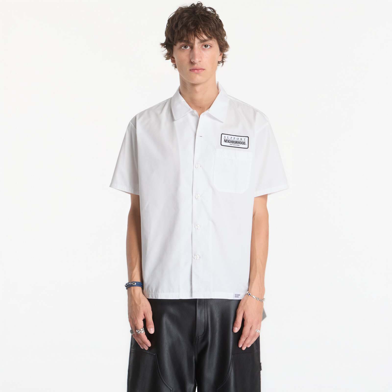 Košeľa NEIGHBORHOOD Classic Work Shirt Ss-1 White L