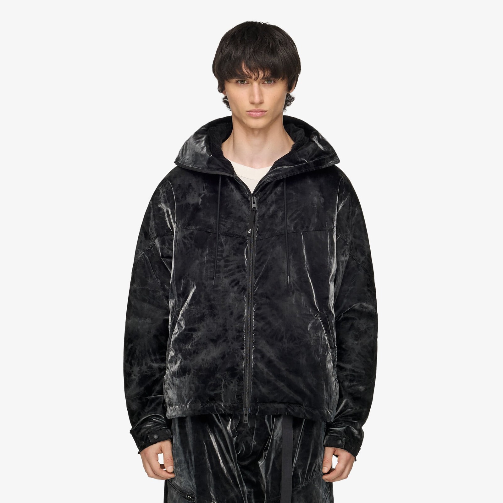 Bunda Y-3 Marble Nylon Windbreaker Black XL