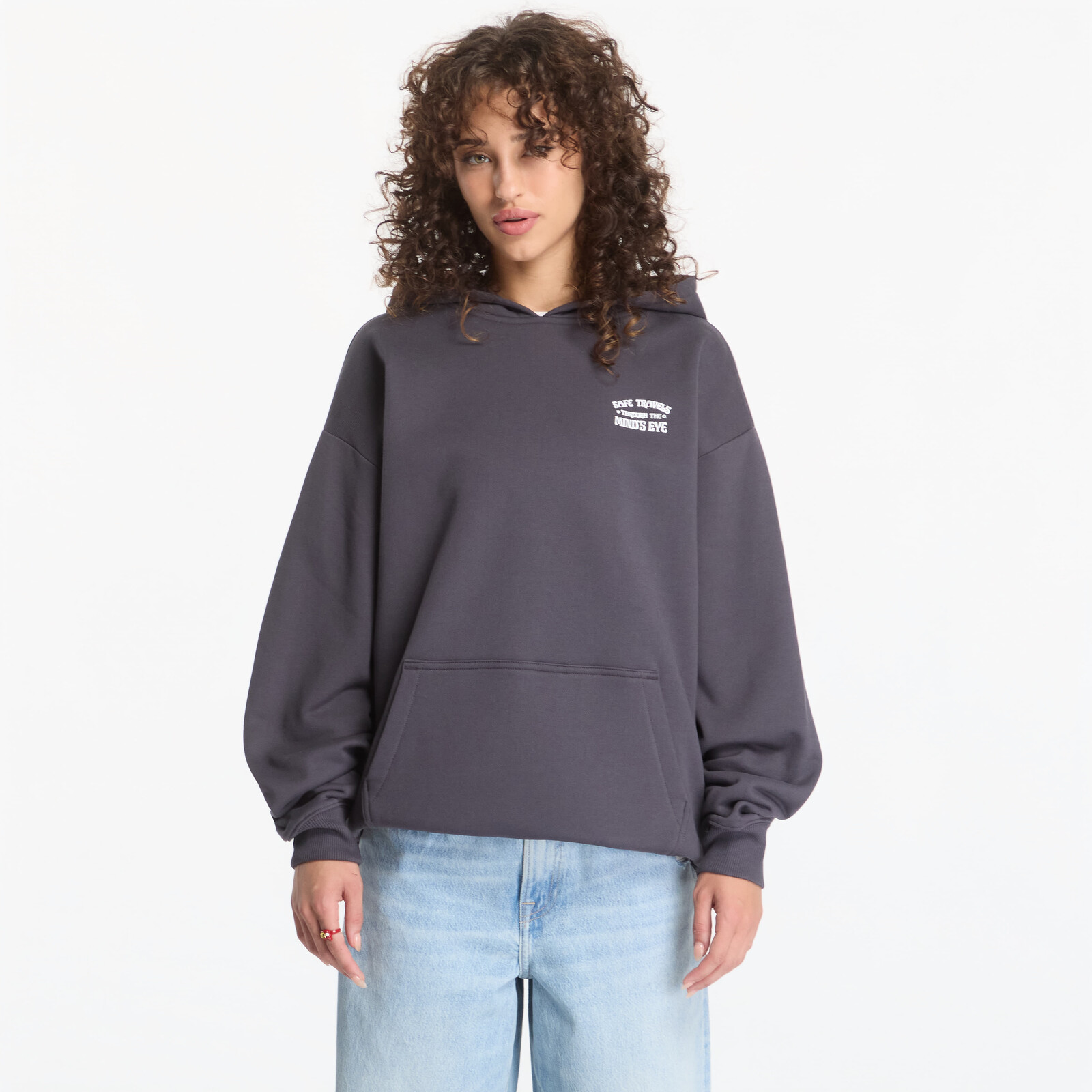 Mikina Vans Minds Eye OS Hoodie Charcoal Grey M