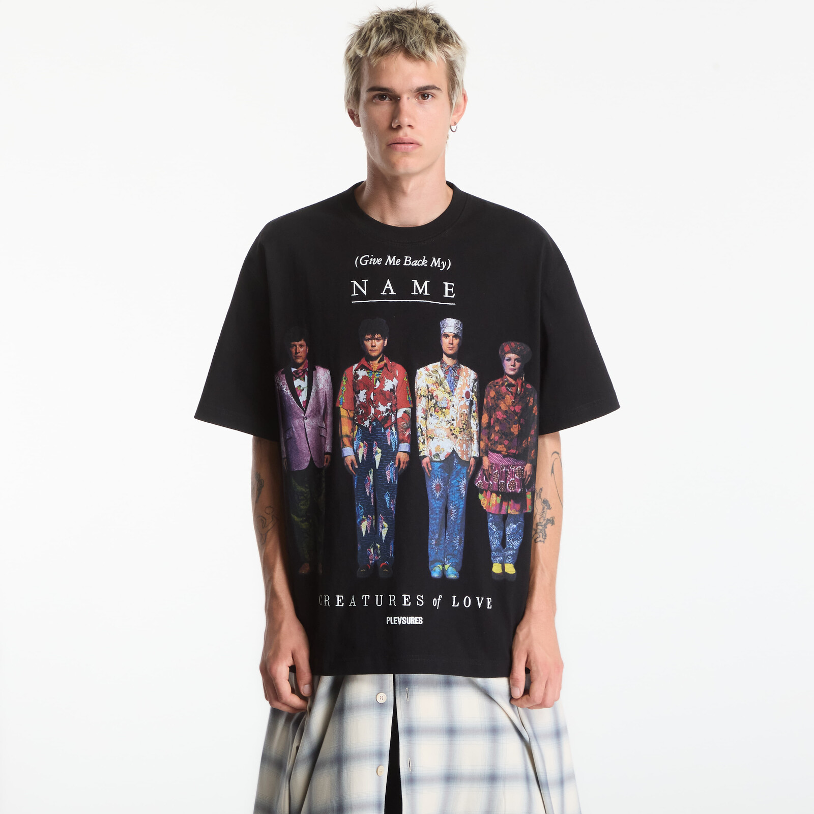 Tričko PLEASURES Creatures Heavyweight Shirt Black M