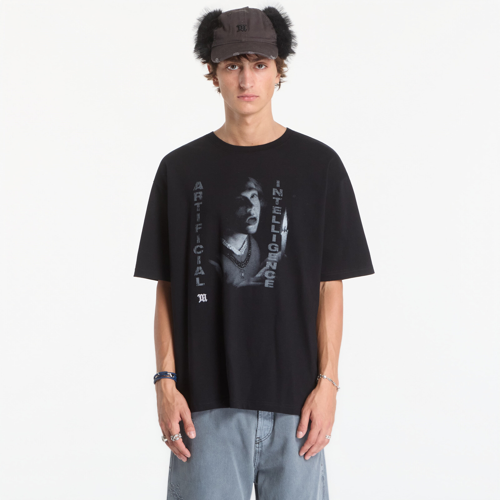Tričko MISBHV M B H Artificial Intelligence T-Shirt UNISEX Black L