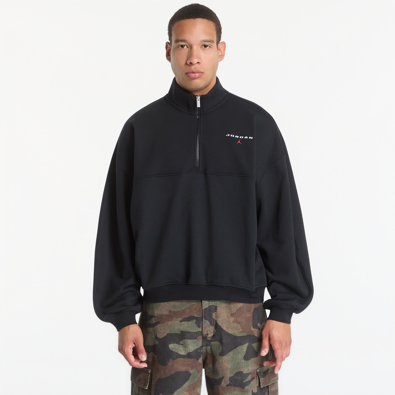 Mikina Jordan Flight Fleece Men's 1/4-Zip Top Black M