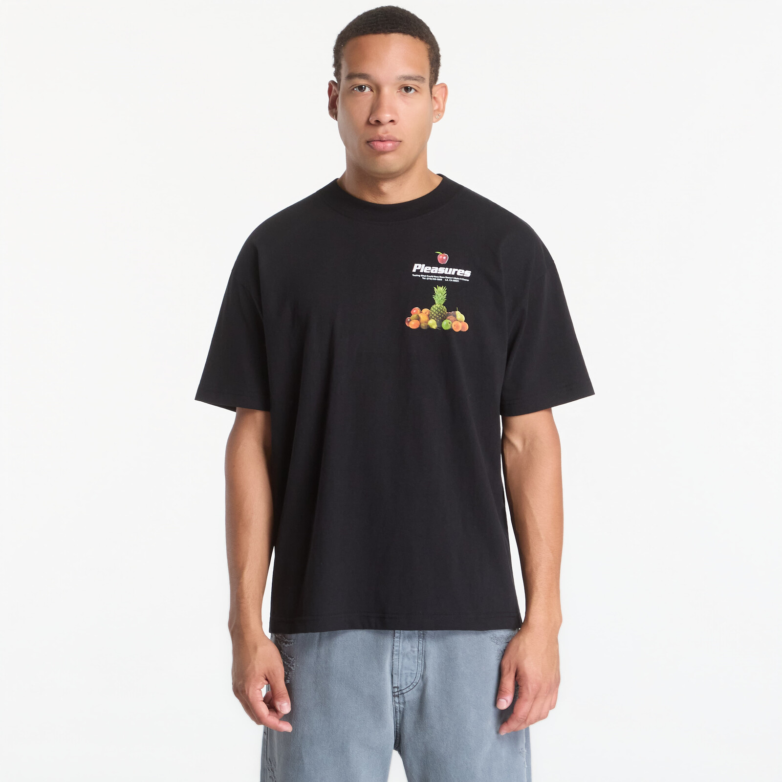 Tričko PLEASURES Delivery T-Shirt Black M