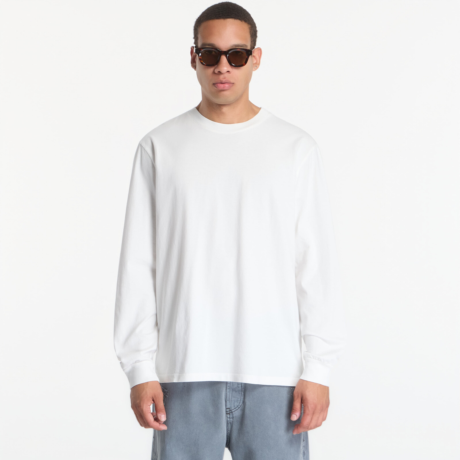 Tričko A.P.C. Long Sleeve T-Shirt Winter 26 UNISEX Off-White M