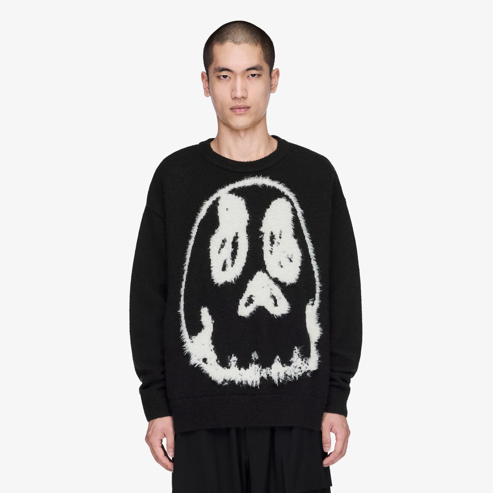 Sveter Y-3 Chito Graphic Knitted Sweater UNISEX Black S