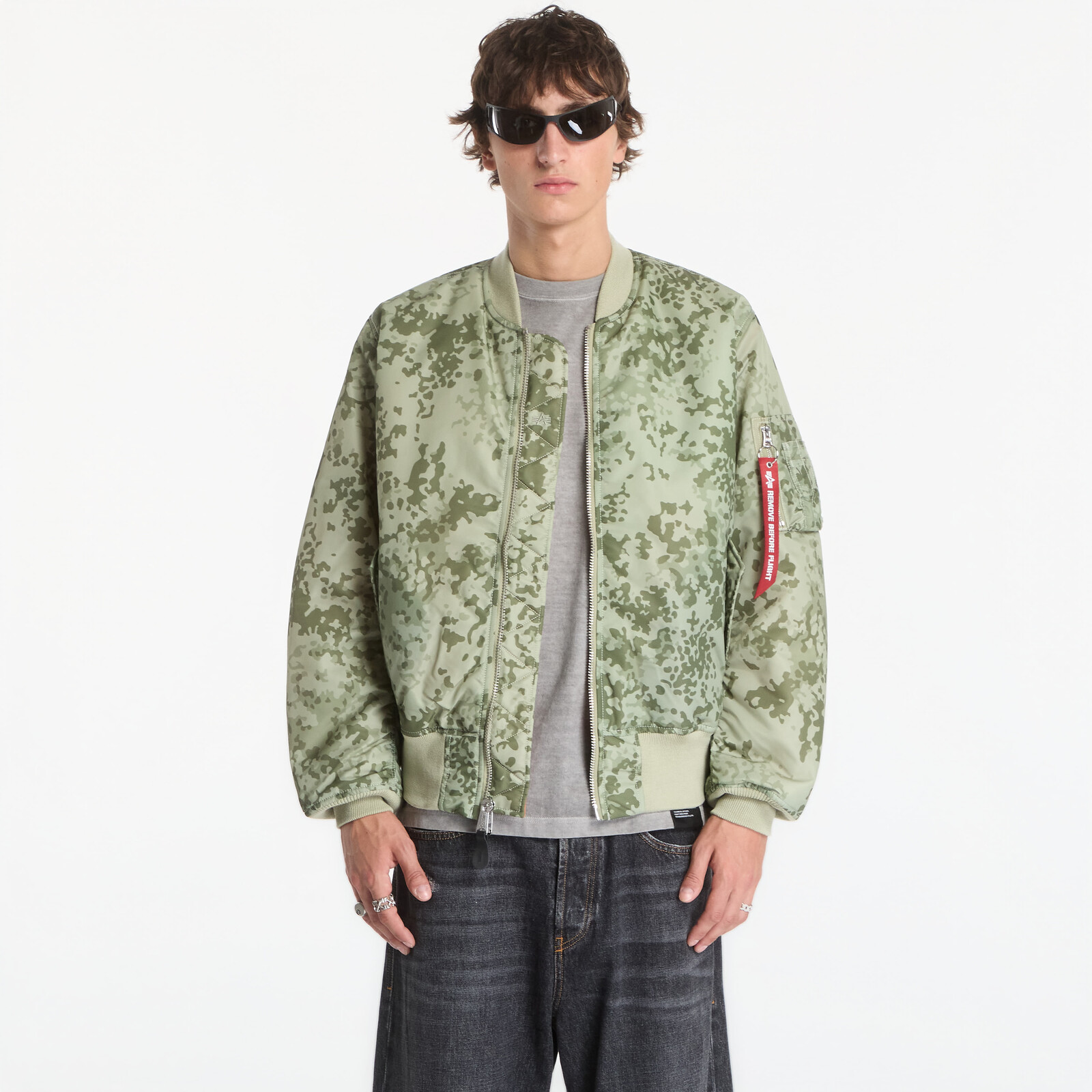 Bomber Alpha Industries MA-1 Camo Heritage M48 Forest Camo XL