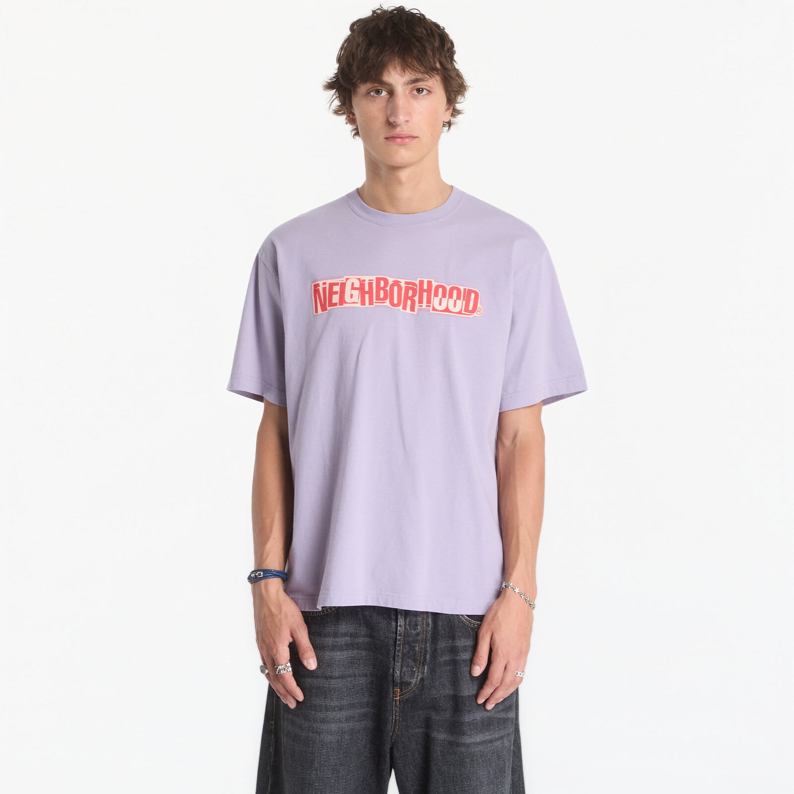 Tričko NEIGHBORHOOD Nh . Tee Ss-15 Purple L