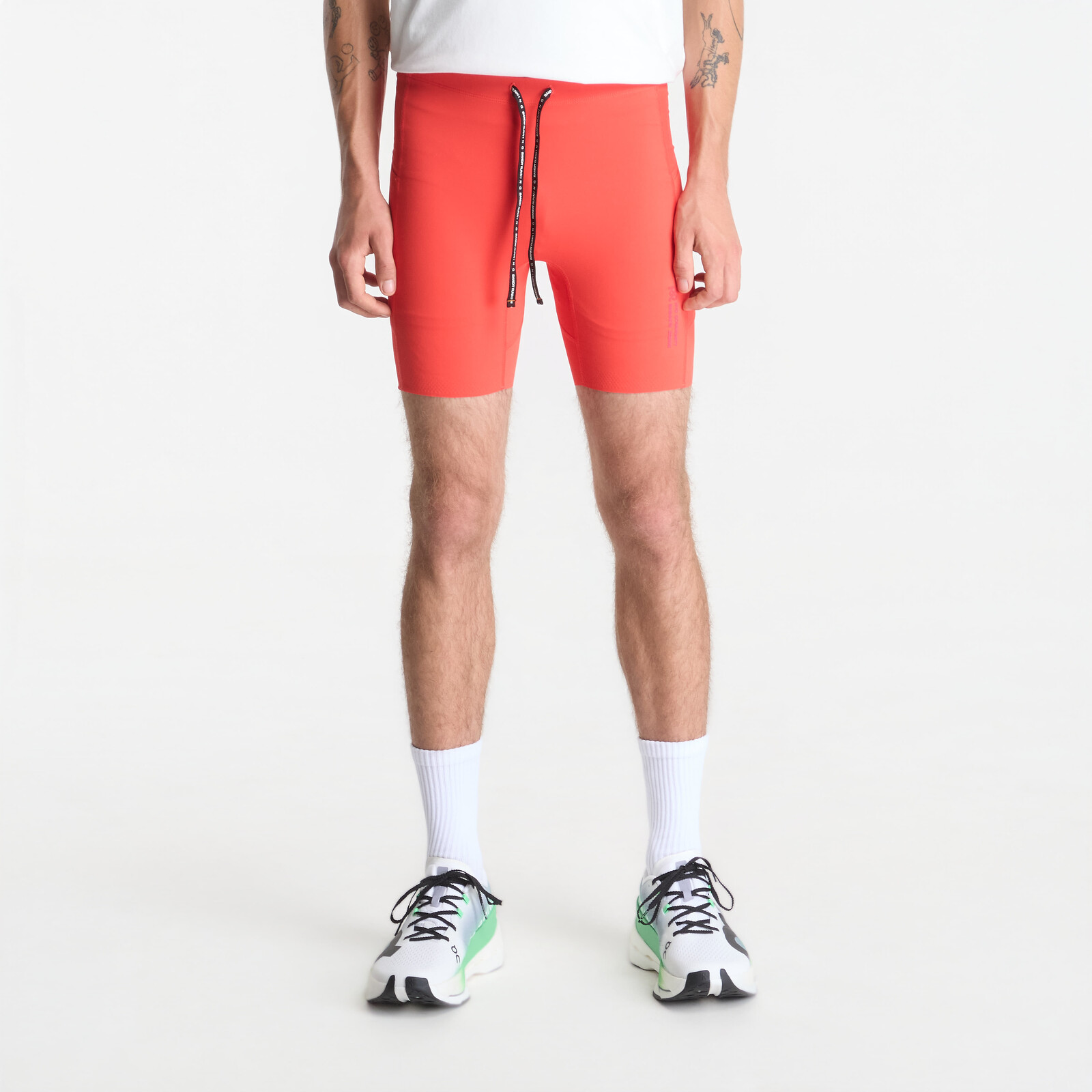 Legíny BANDIT Men's Vanisher™ Quarter Tights Poppy L