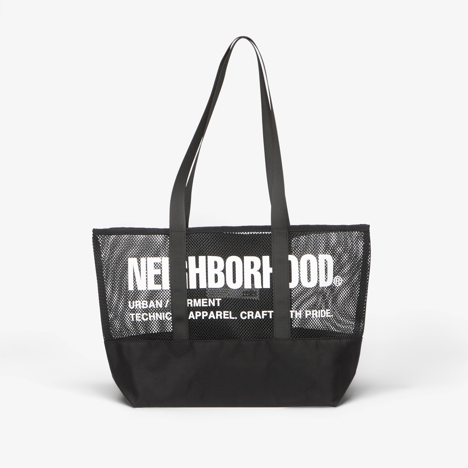 Taška NEIGHBORHOOD Mesh Tote Bag Black Universal