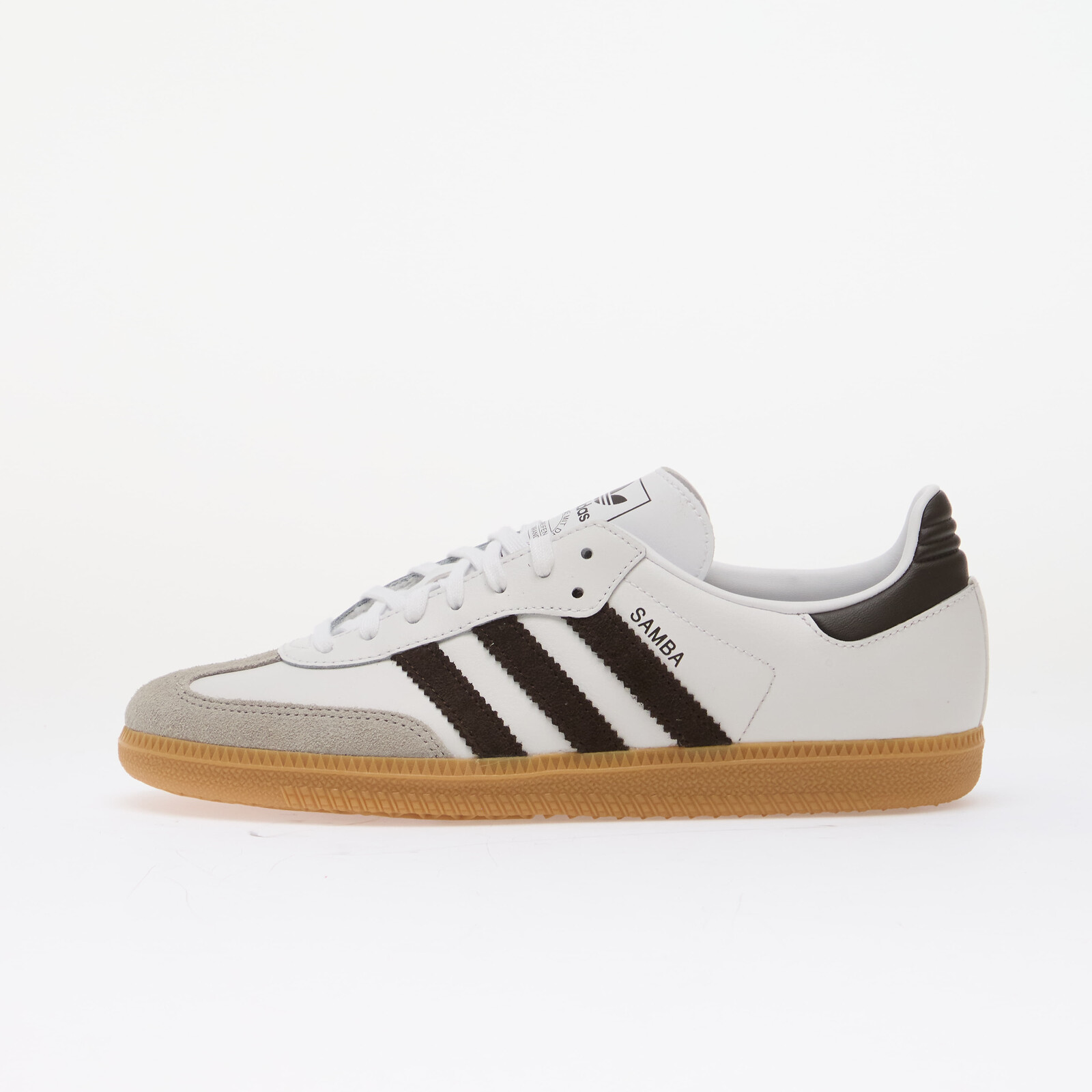 Tenisky adidas Samba OG Kids Ftwr White/ Aurora Coffee/ Gum 3 EUR 40