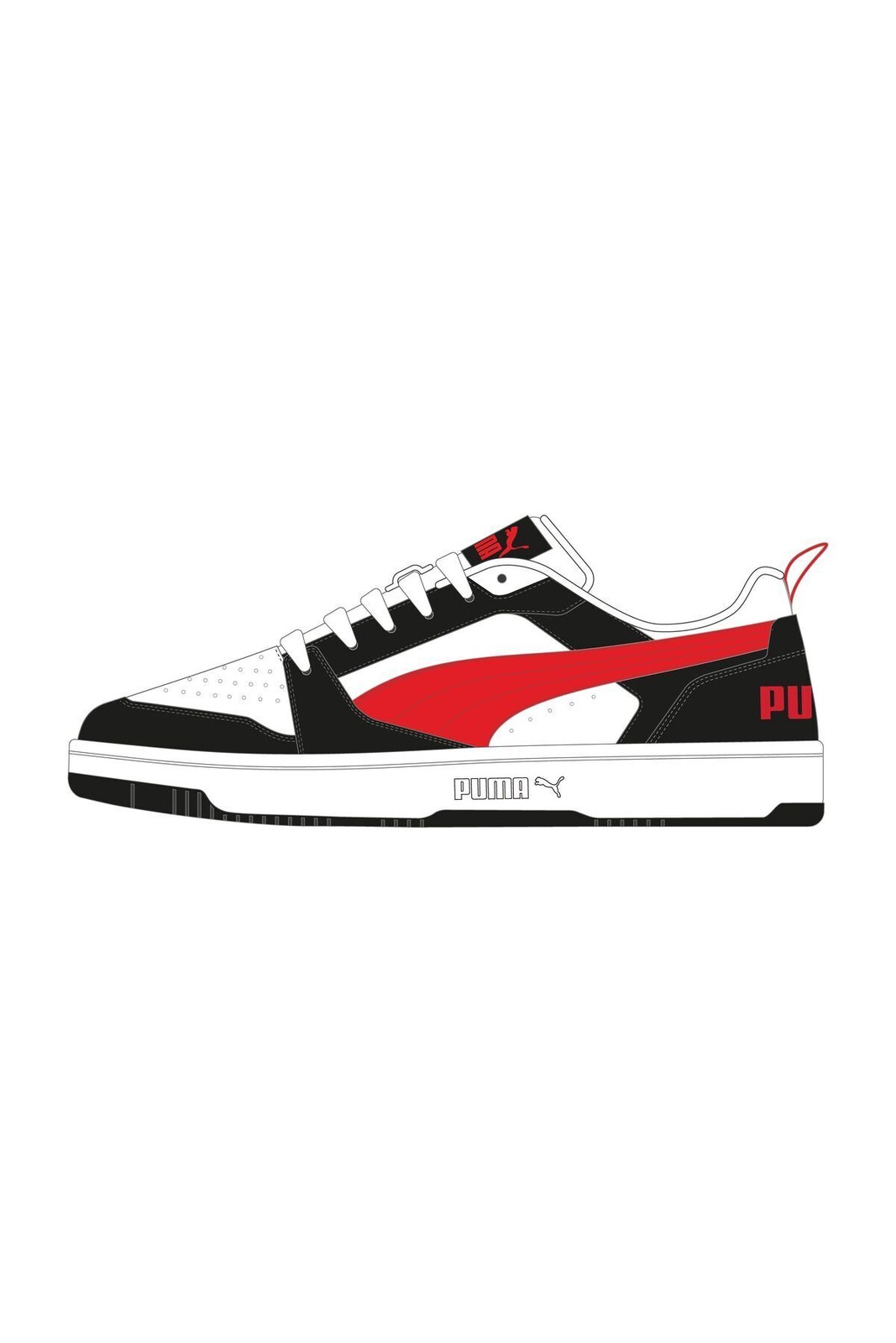 Puma Rebound V6 Lo Junior White