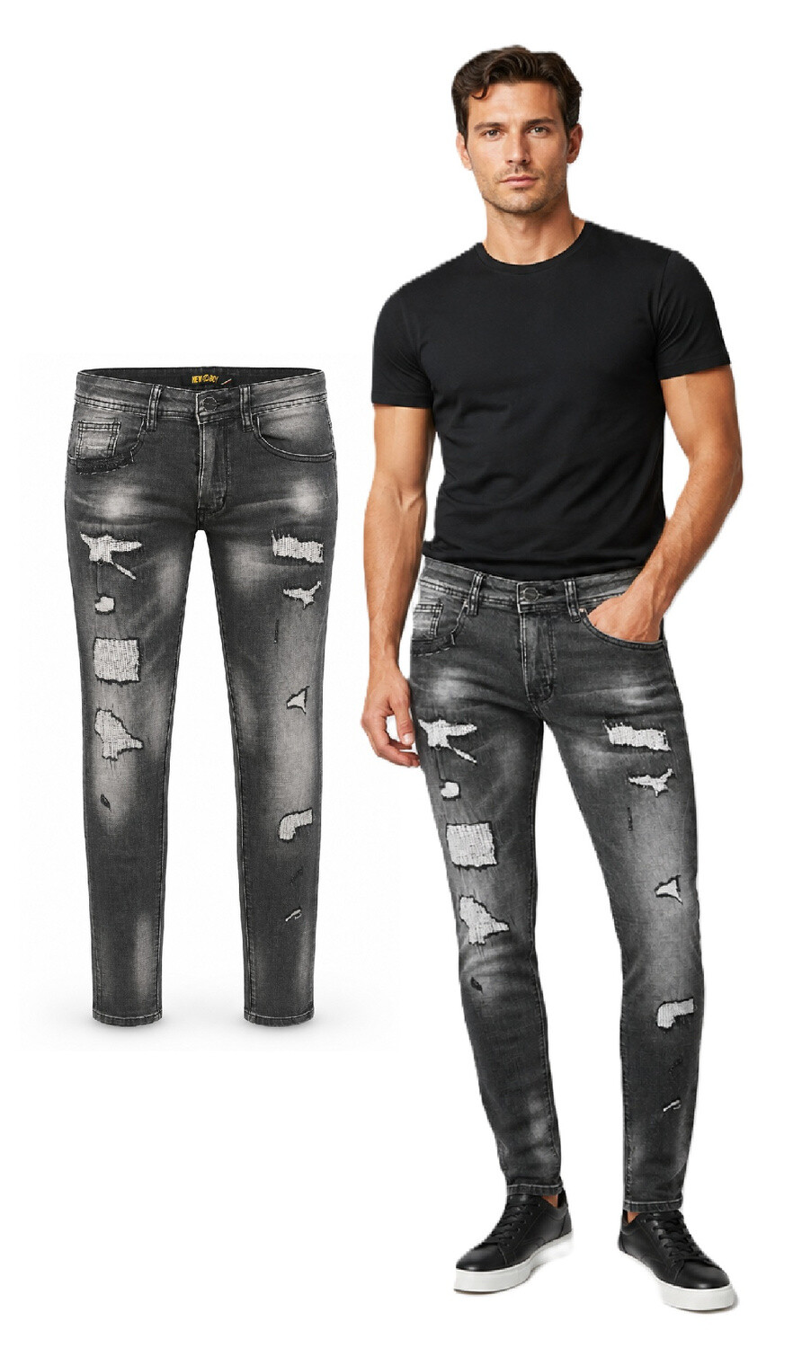 Pánske skinny nohavice - Mp0156n