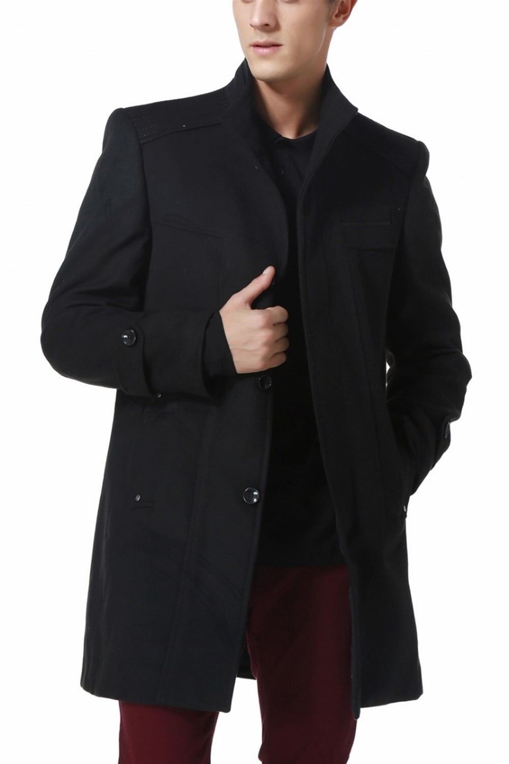 PLT8308 DEWBERRY COAT-BLACK