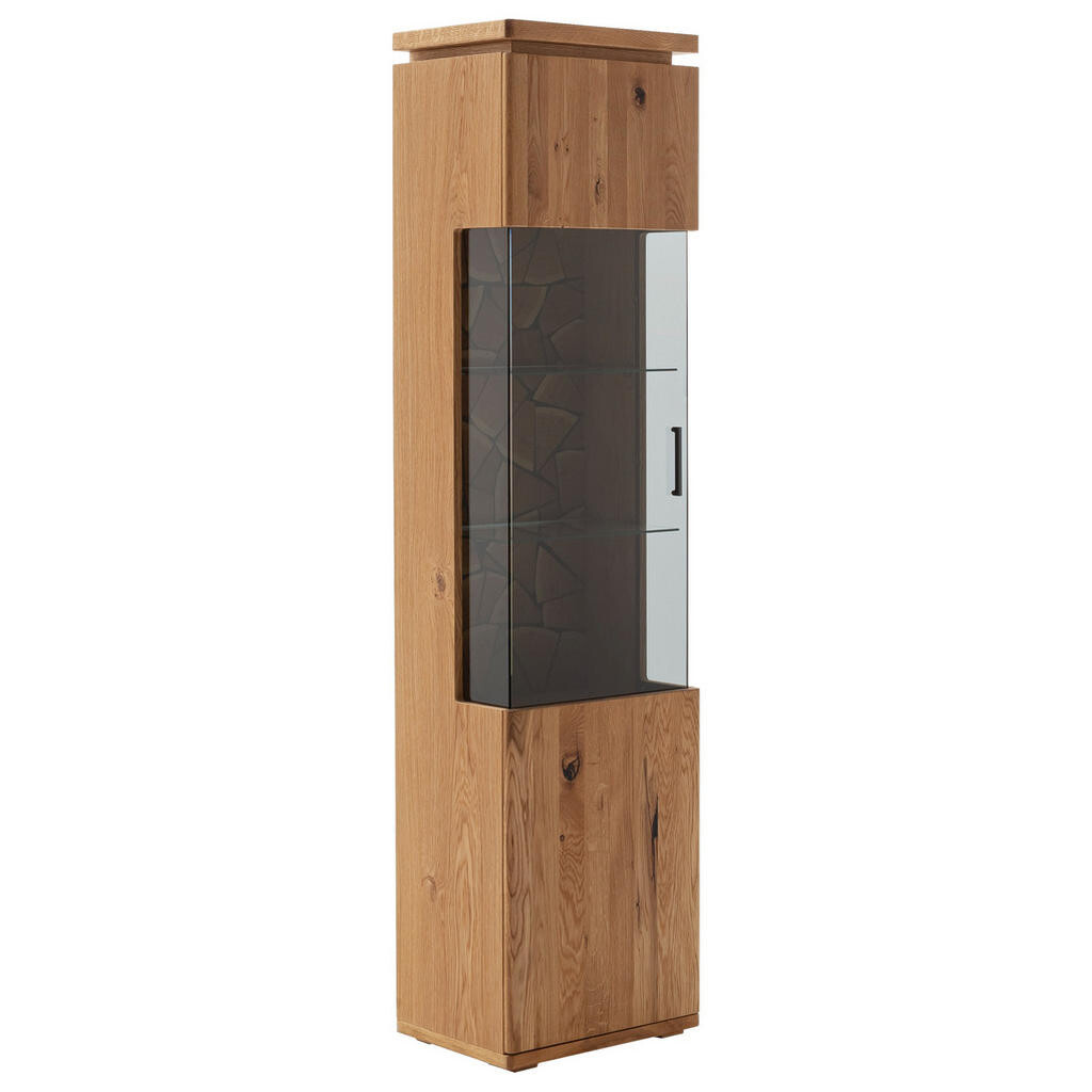 Linea Natura VITRÍNA, dub, farba duba, 50/204/37 cm