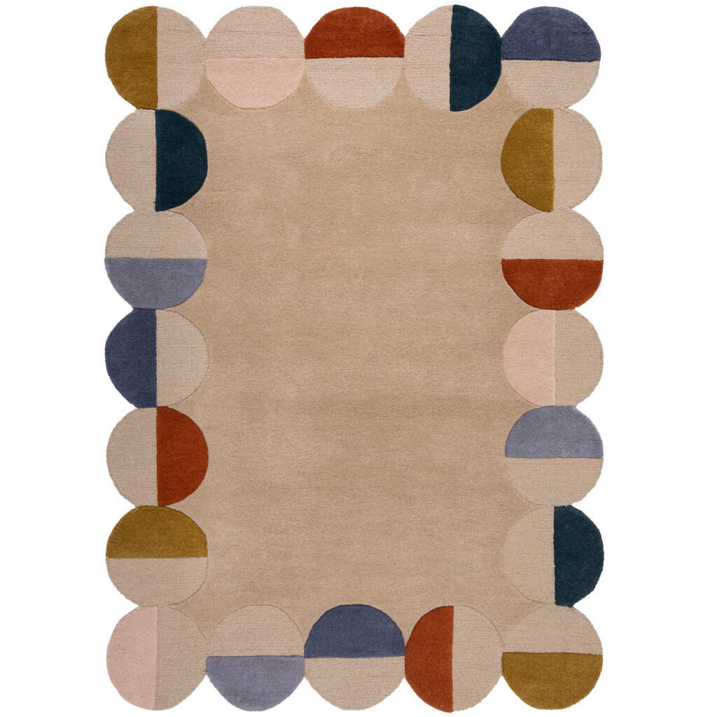 Flair Rugs VLNENÝ KOBEREC, 120/170 cm béžová, hrdzavá