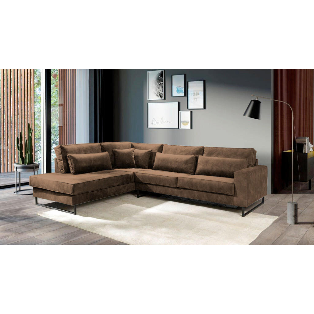 Livetastic ROHOVÁ SEDAČKA, kompozitné drevo, textil, svetlohnedá
