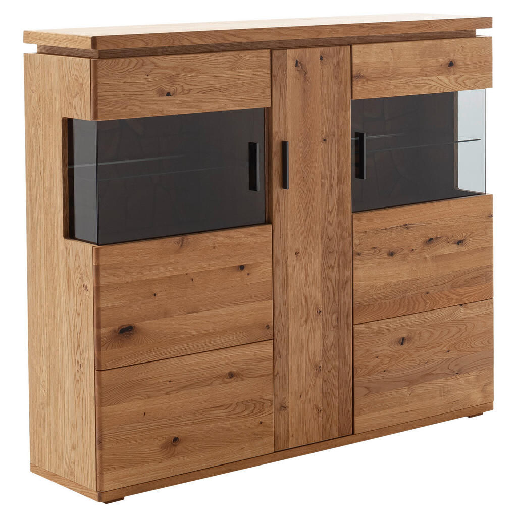 Linea Natura VYSOKÁ KOMODA, dub, farba duba, 150/128/37 cm