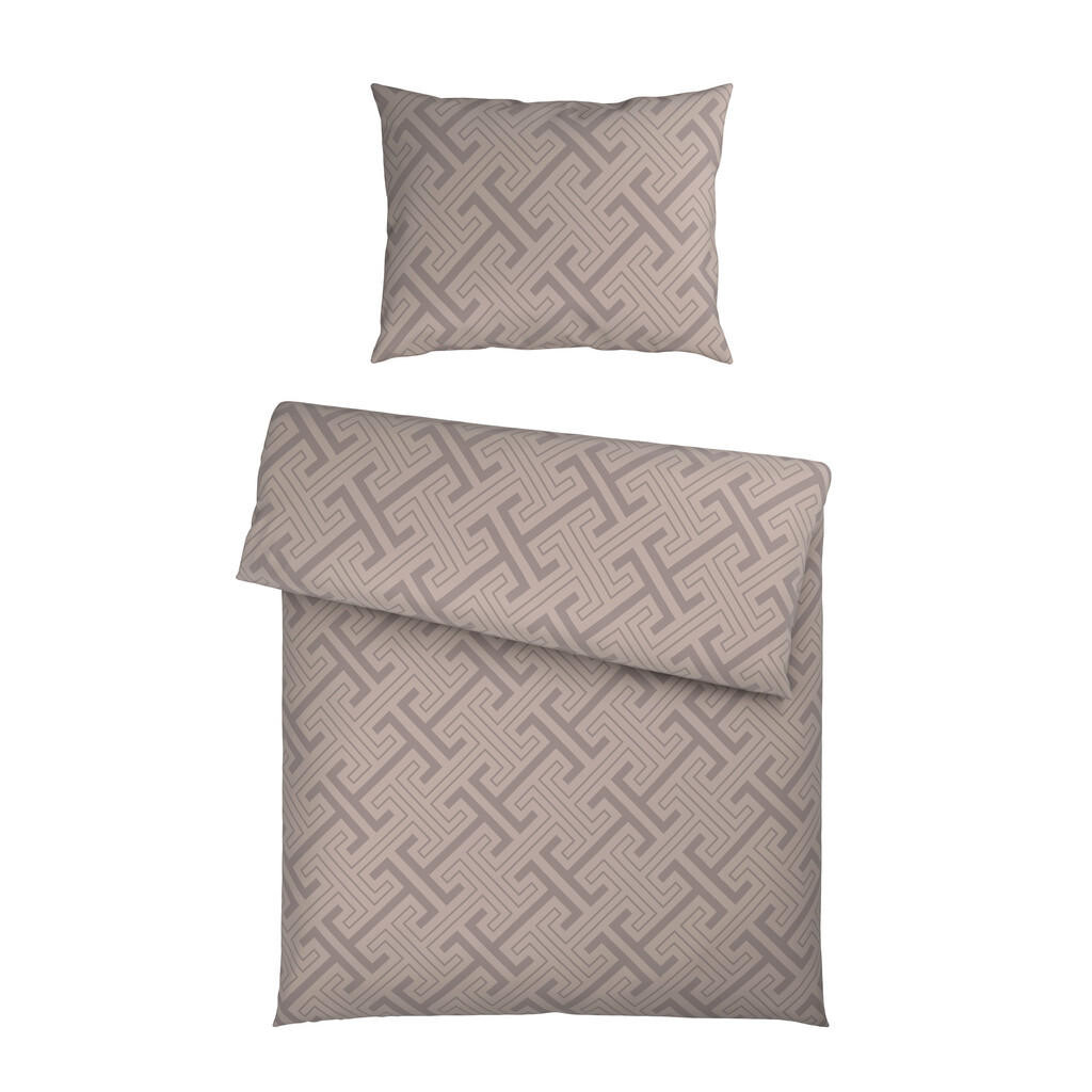 Ambia Home POSTEĽNÁ BIELIZEŇ satén taupe 140/200 cm