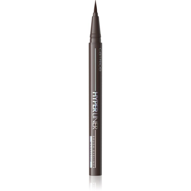 Catrice Hyper Liner Brush Eyeliner dlhotrvajúce vodeodolné očné linky odtieň 020 Dark Mocca 0.52 ml