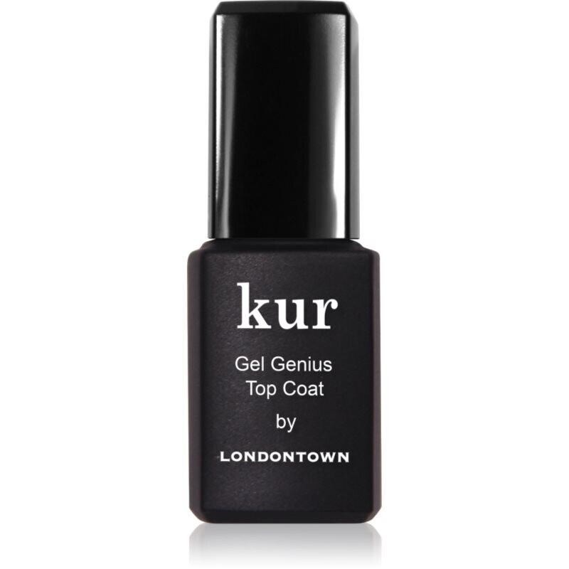 LONDONTOWN Kur Gel Genius Top Coat vrchný lak na nechty bez použitia UV/LED lampy 12 ml