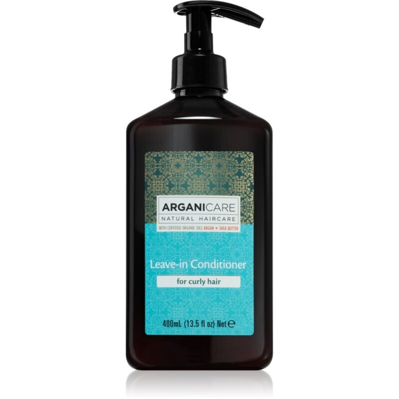 Arganicare Argan Oil & Shea Butter Leave-In Conditioner bezoplachový kondicionér pre kučeravé vlasy 400 ml