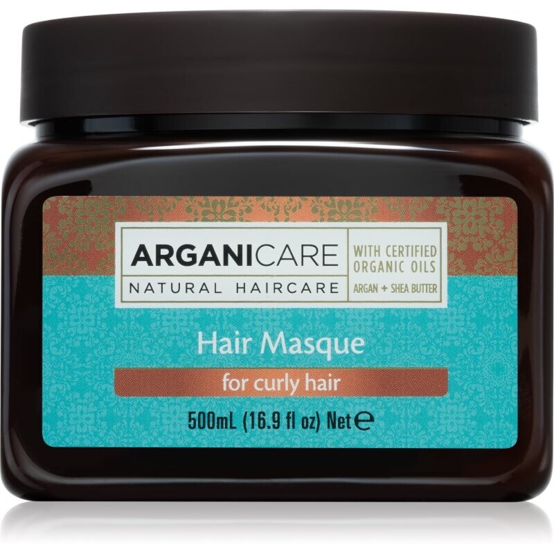 Arganicare Argan Oil & Shea Butter Hair Masque hydratačná a vyživujúca maska pre kučeravé vlasy 500 ml