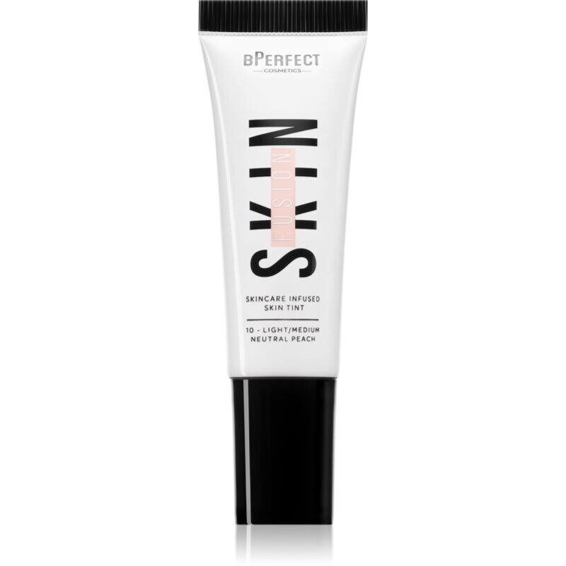 BPerfect Skin Fusion Travel mini tónovací krém cestovné balenie odtieň light/medium neutral peach 10 ml