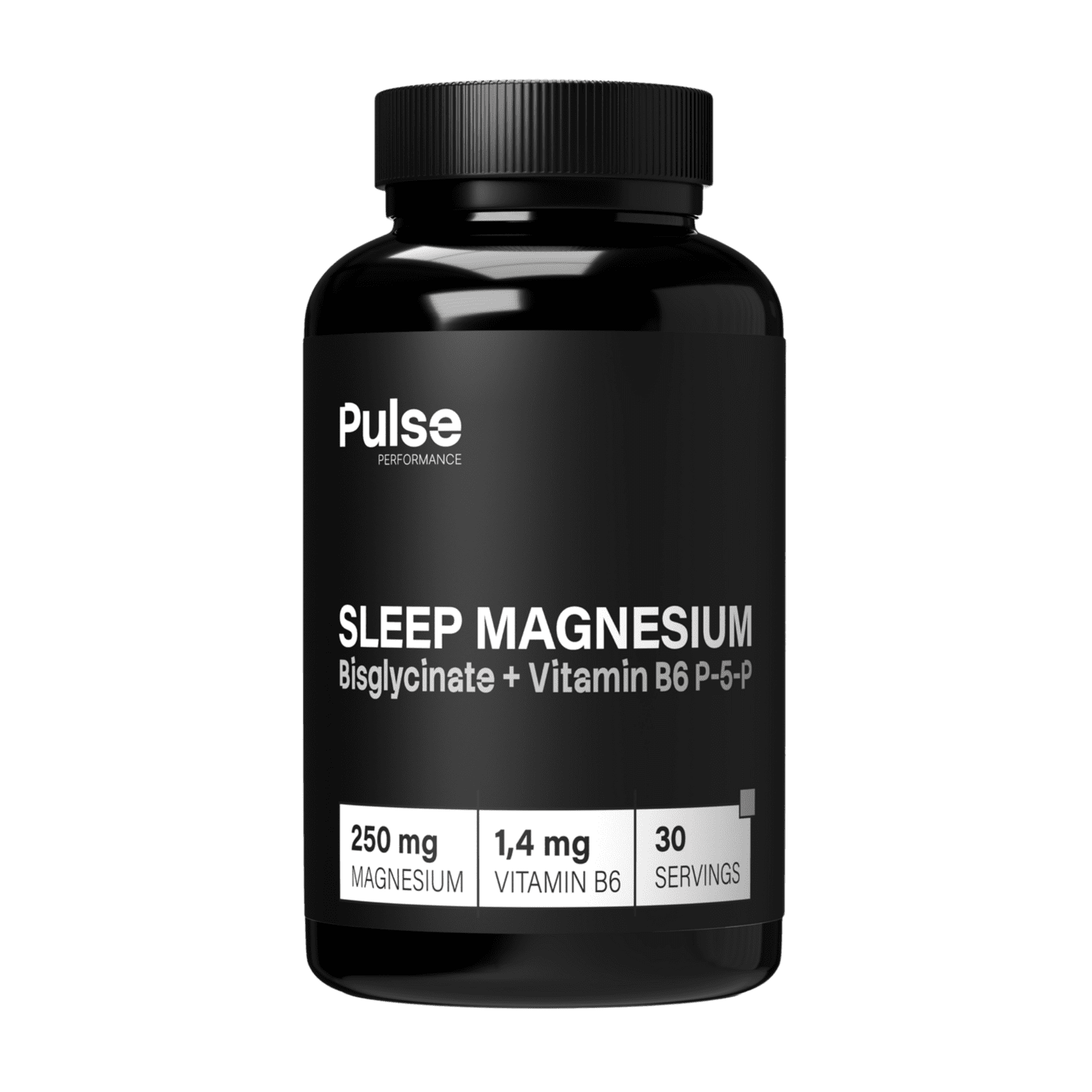 PULSE PERFORMANCE Sleep Horčík bisglycinát + B6 60 kapsúl