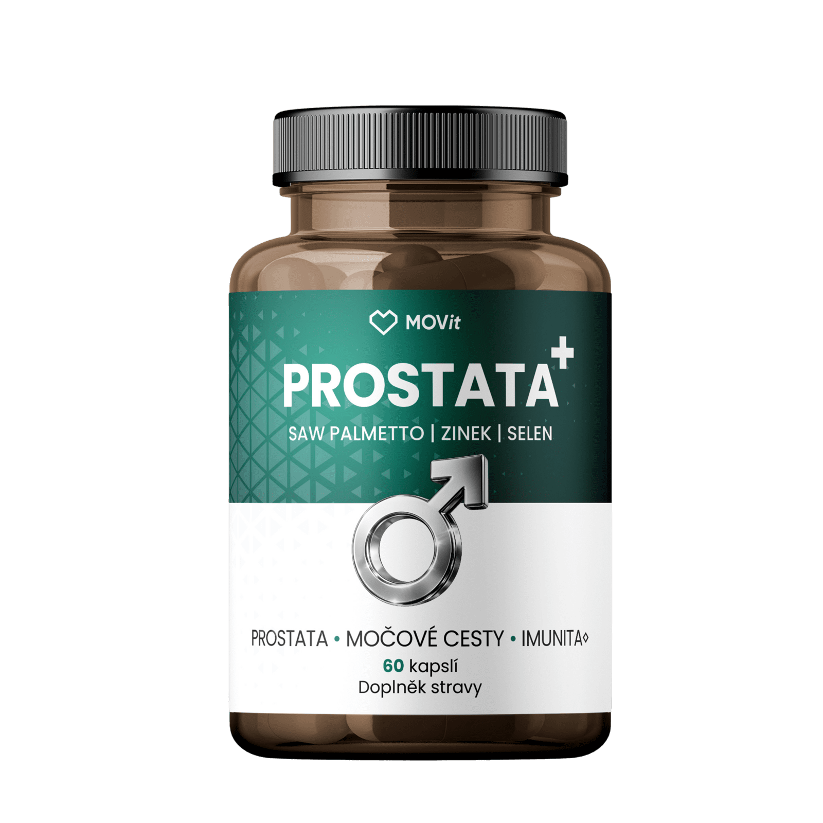 MOVIT ENERGY PROSTATA + Saw palmetto & zinok & selén 60 kapsúl