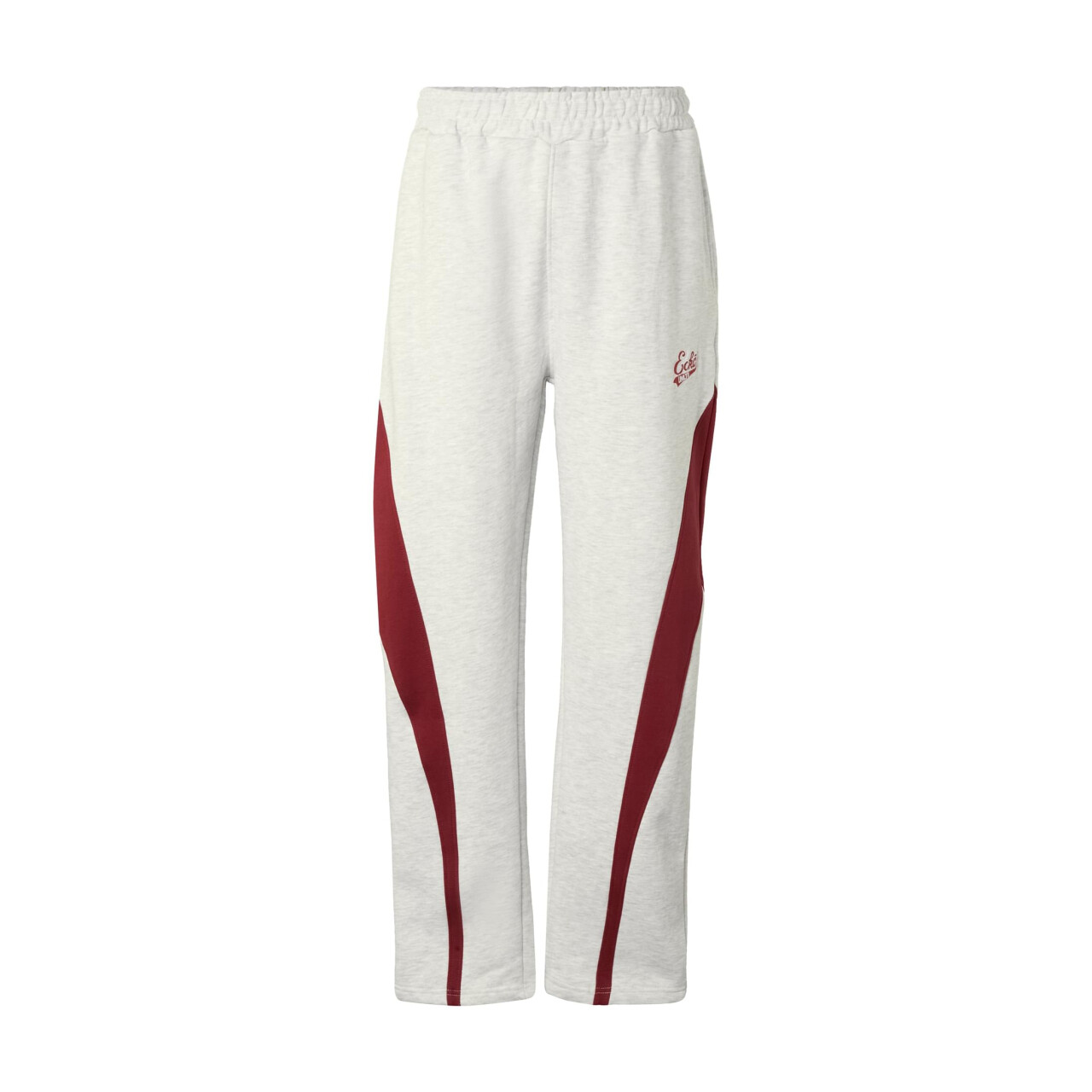 Nohavice športové Ecko Unltd. Structure Jogging - biele-červené, 4XL
