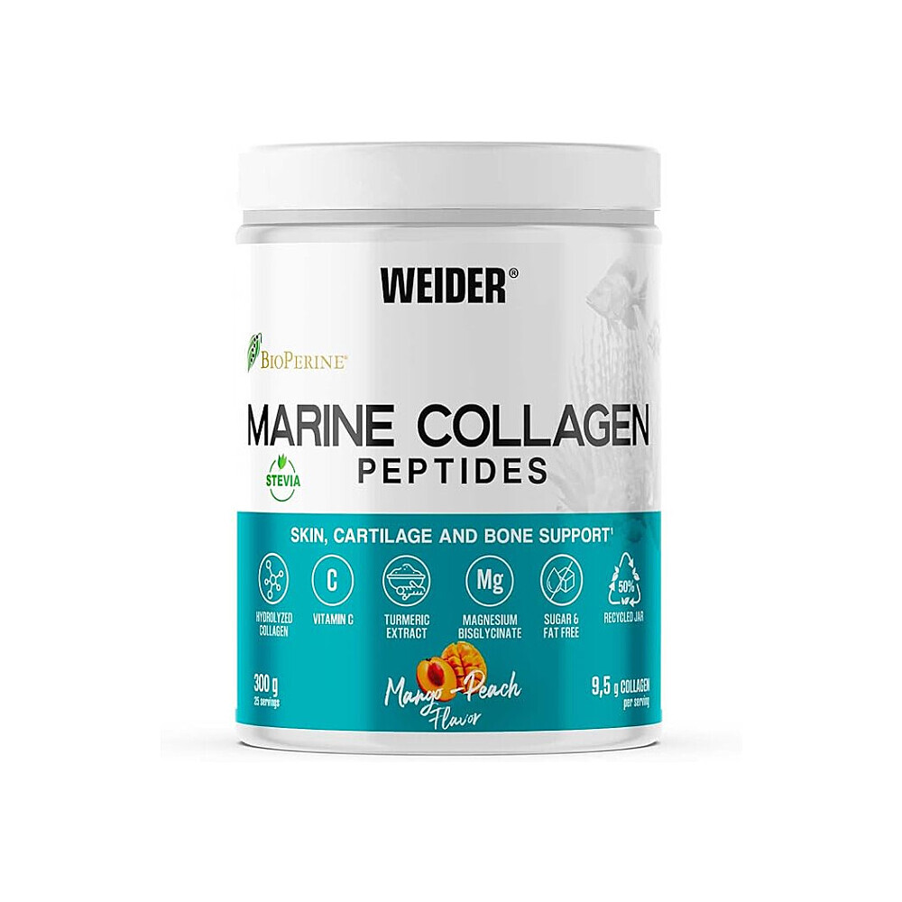 WEIDER Marine collagen peptides príchuť mango broskyne 300 g