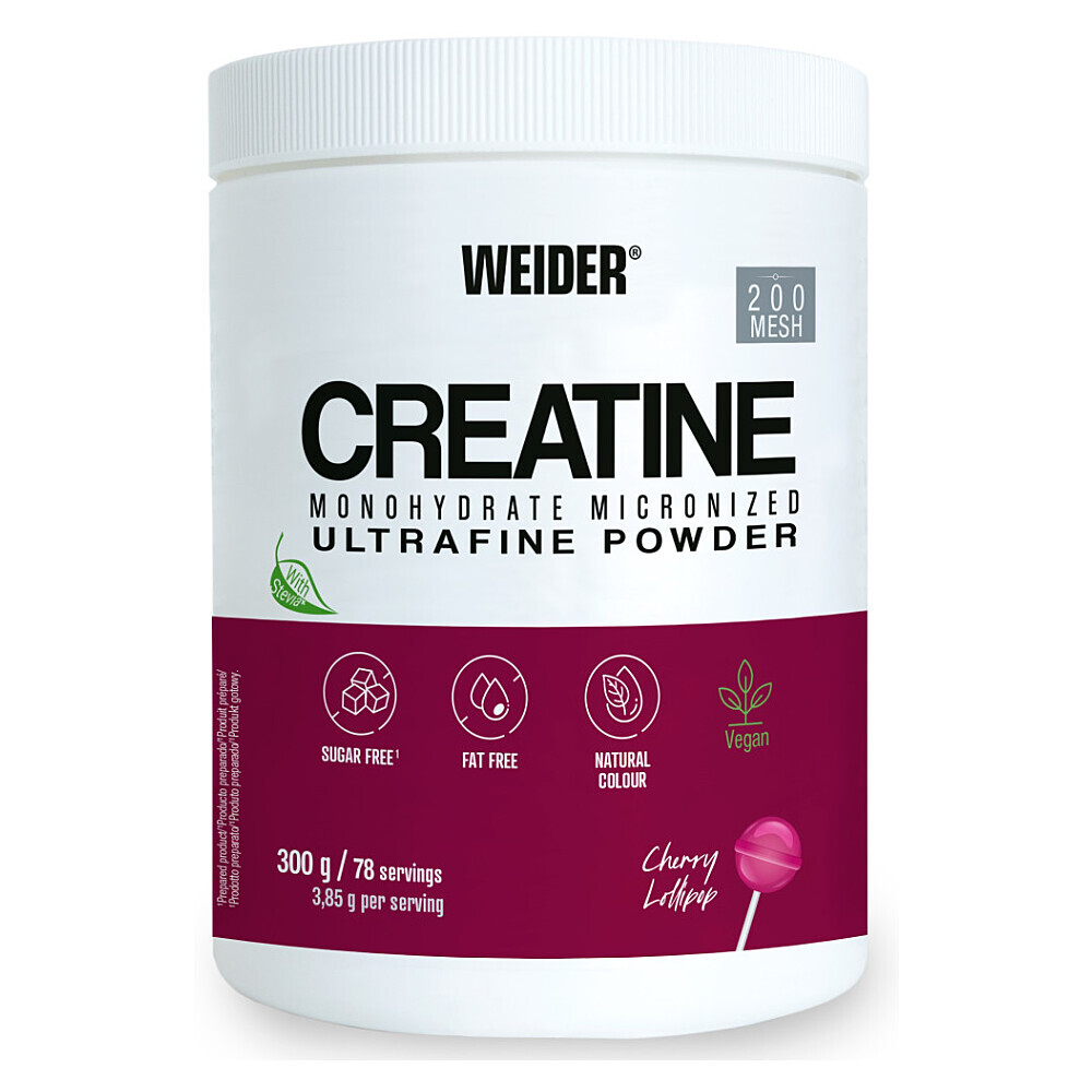 WEIDER Creatine monohydrate čerešňové lízatko 300 g