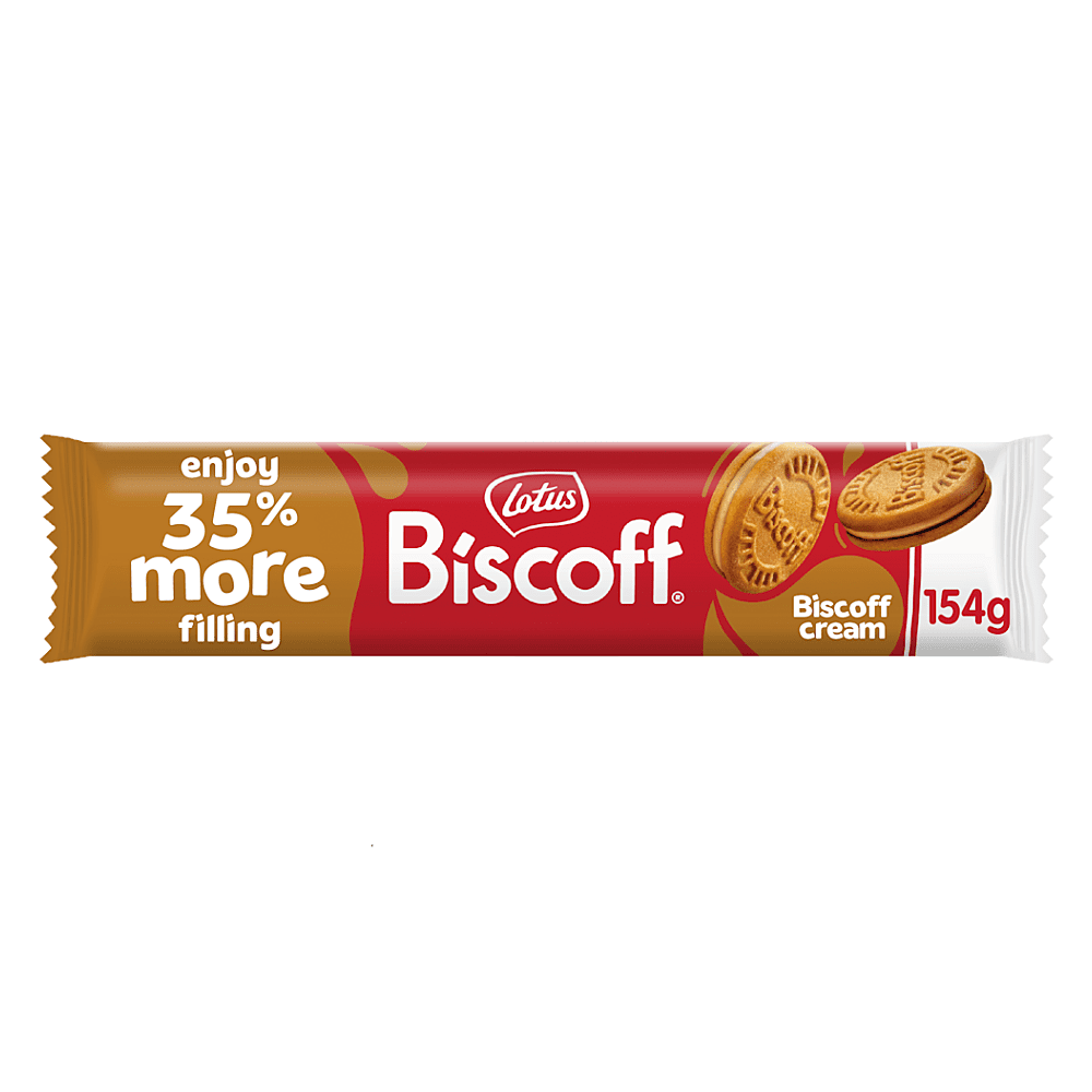 BISCOFF Sušienky plnené krémom biscoff 154 g