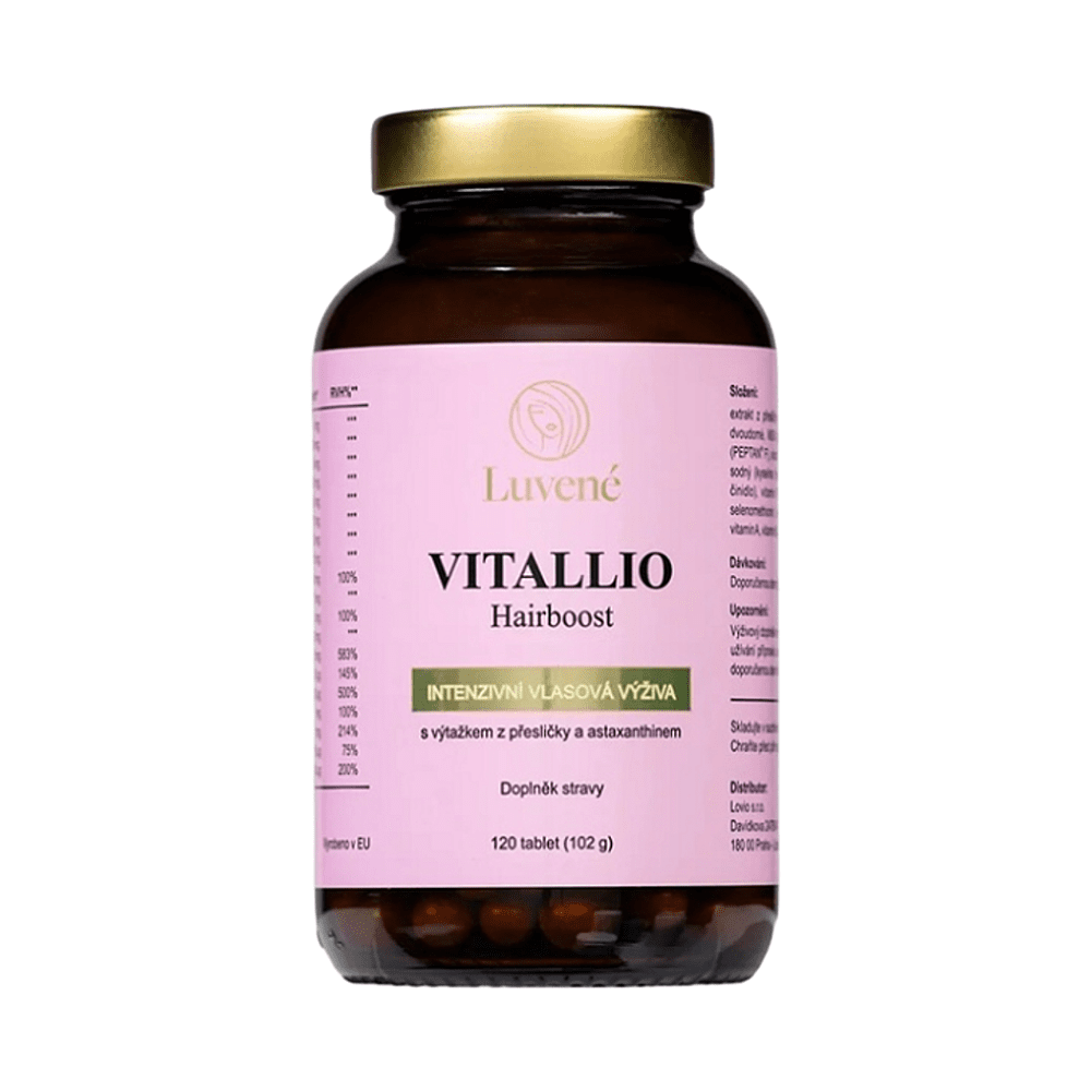 LUVENÉ VITALLIO Hairboost Vlasová výživa 120 tabliet