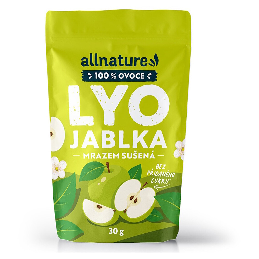 ALLNATUR Jablká sušené mrazom 30 g