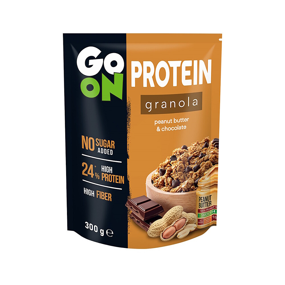 GO ON Proteínová granola arašidové maslo a čokoláda 300 g