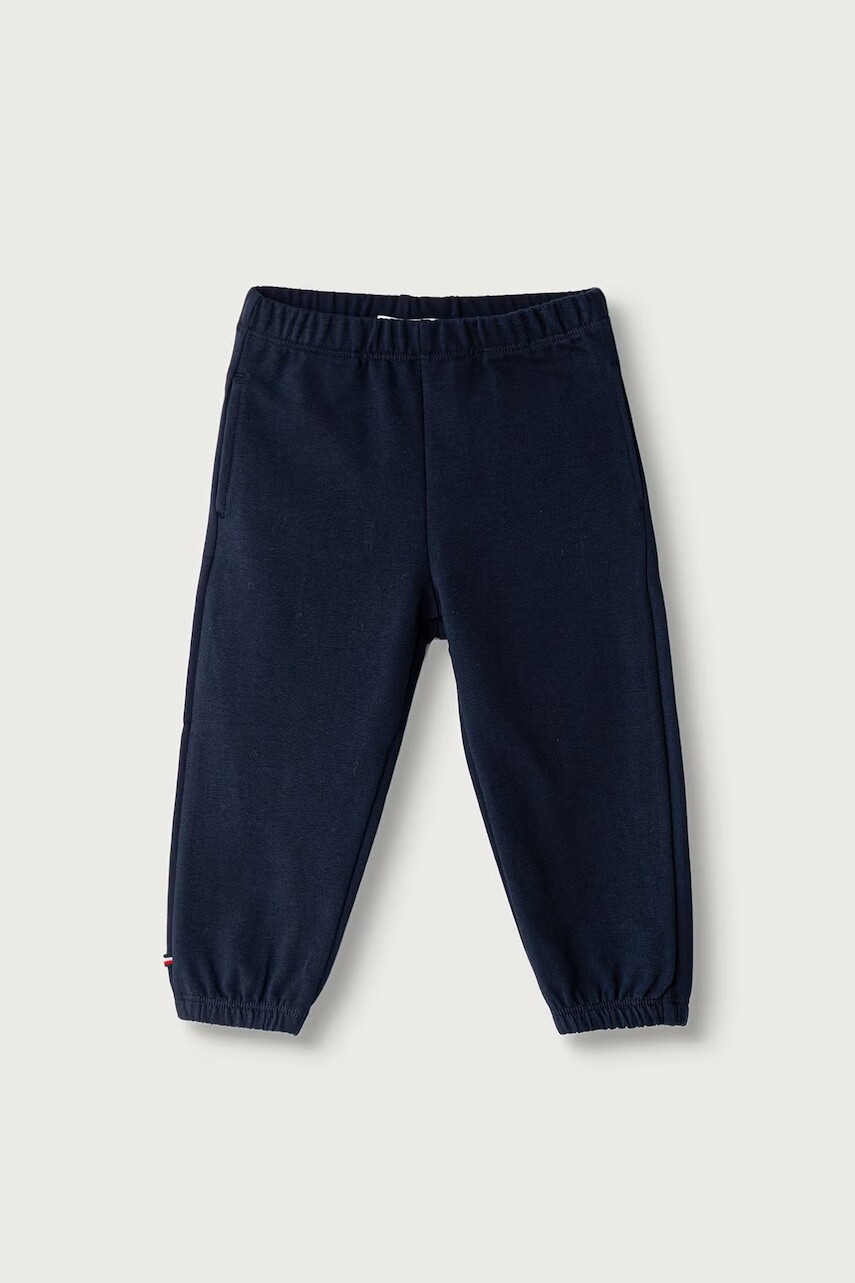 Tommy Hilfiger nohavice jogger detské bavlnené s elastanom