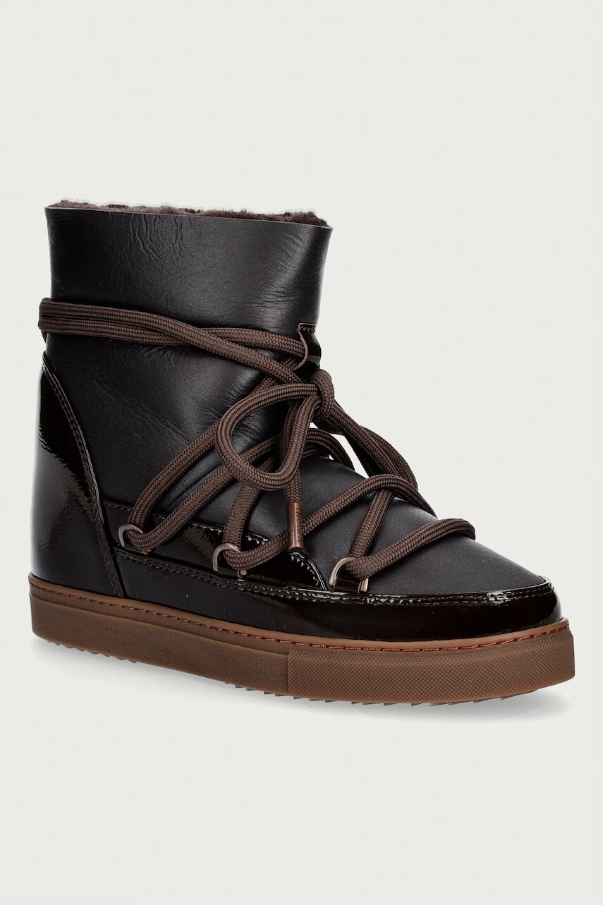 Inuikii Gloss Wedge snehule dámske kožené