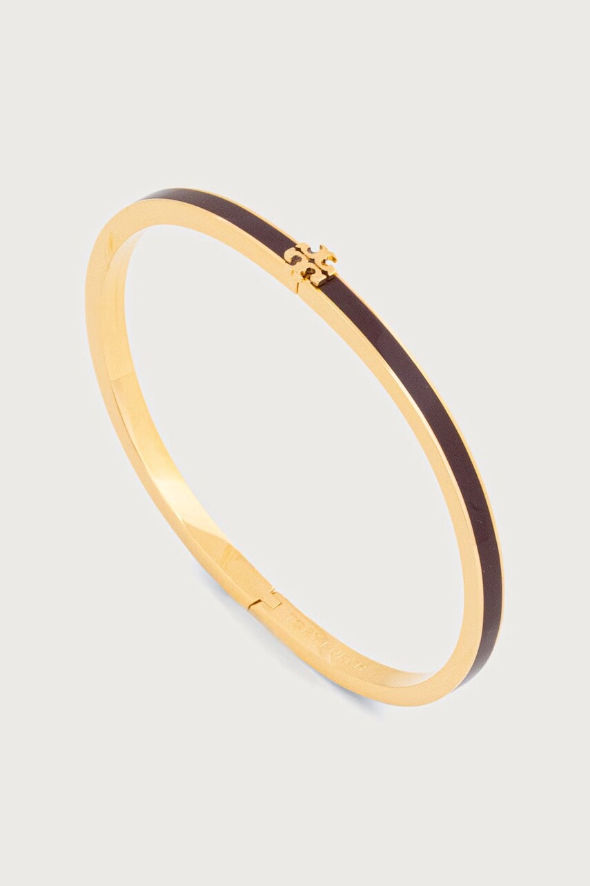 Tory Burch náramok dámsky z mosadze s maltsou Thin Icon