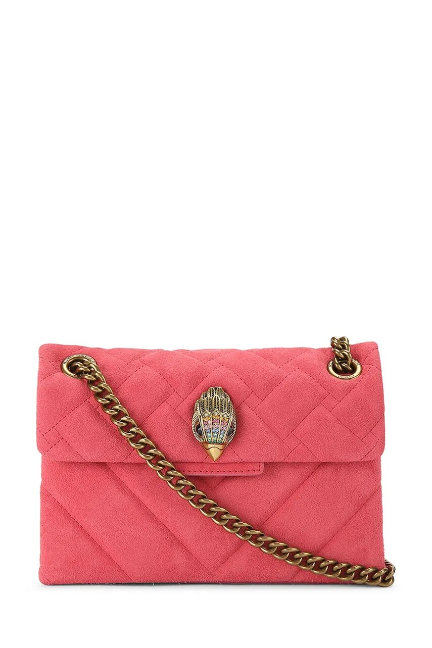 Kurt Geiger London crossbody kabelka dámska semišová KENSINGTON