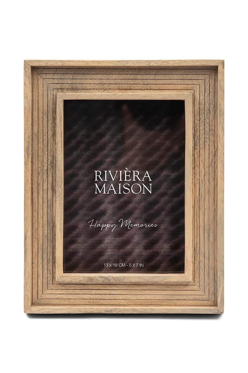Riviera Maison fotorámik dekoratívny z mangového dreva 24 x 19 x 2,5 cm