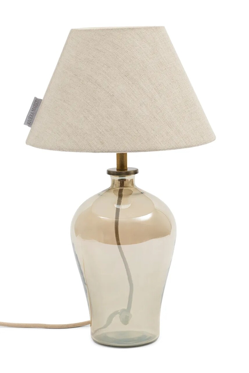 Riviera Maison lampa stolná zo skla 25 x 46 cm