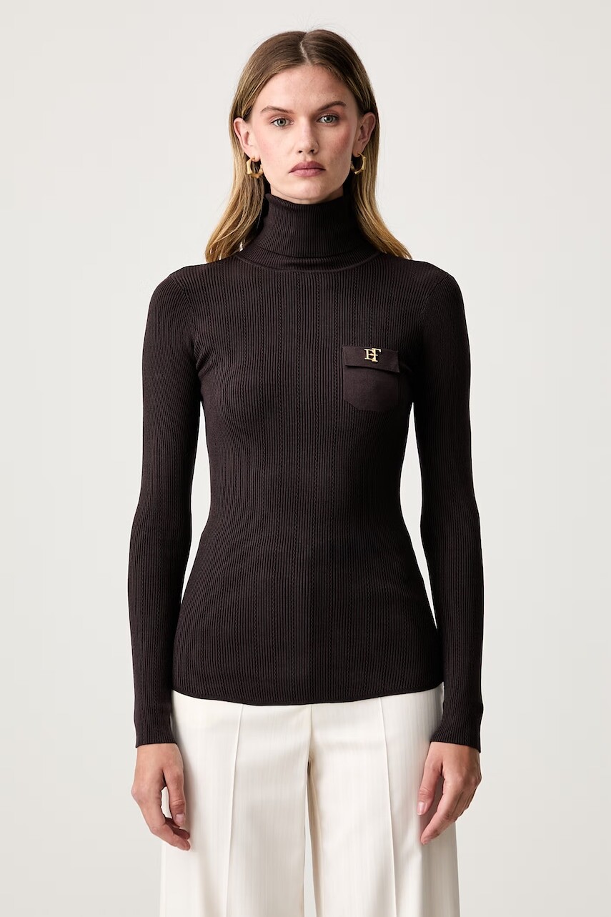 Elisabetta Franchi sveter loungwear dámsky s lyocellom