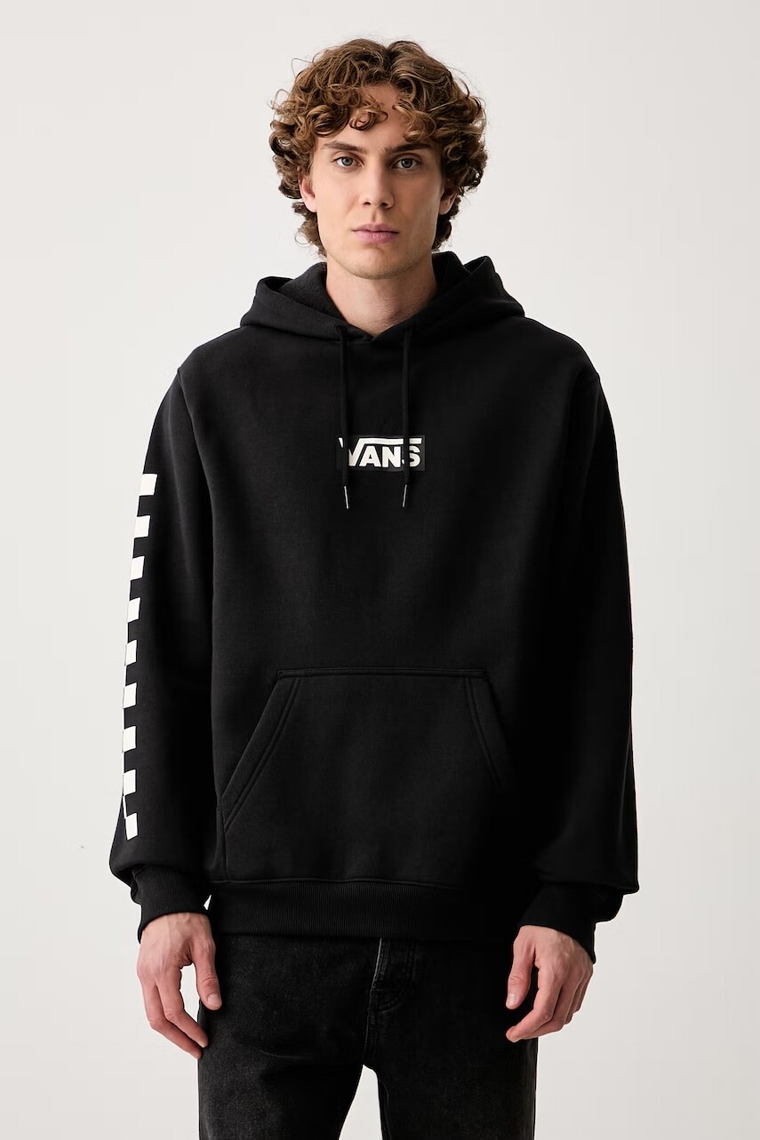 Vans mikina na zips pánska s bavlnou
