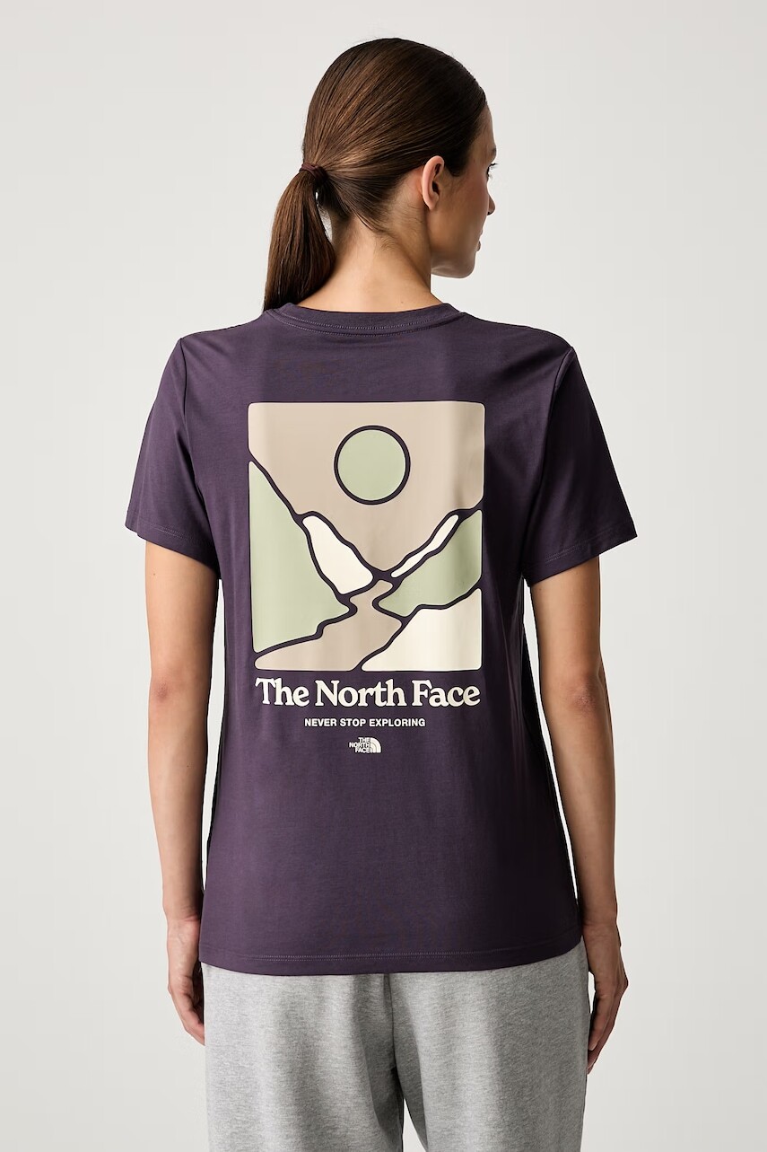 The North Face tričko dámske s bavlnou Monte